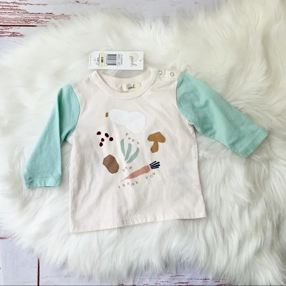 Peek Peas And Thank You Tee - Picture 1 of 6